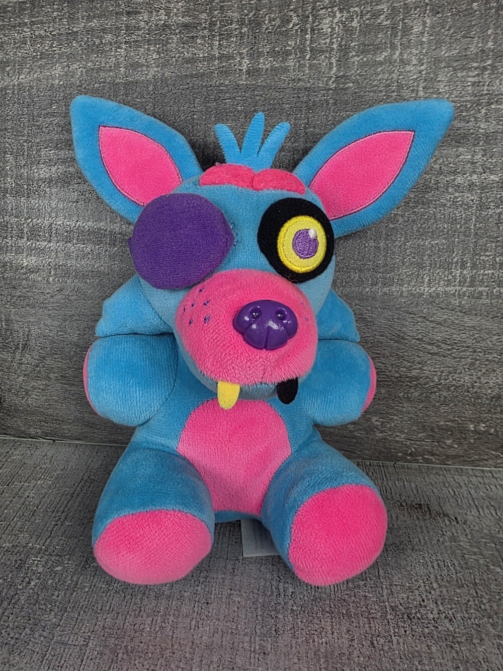 2017 Funko Five Nights At Freddy’s FNAF Blacklight Blue Foxy 8” Plush b271